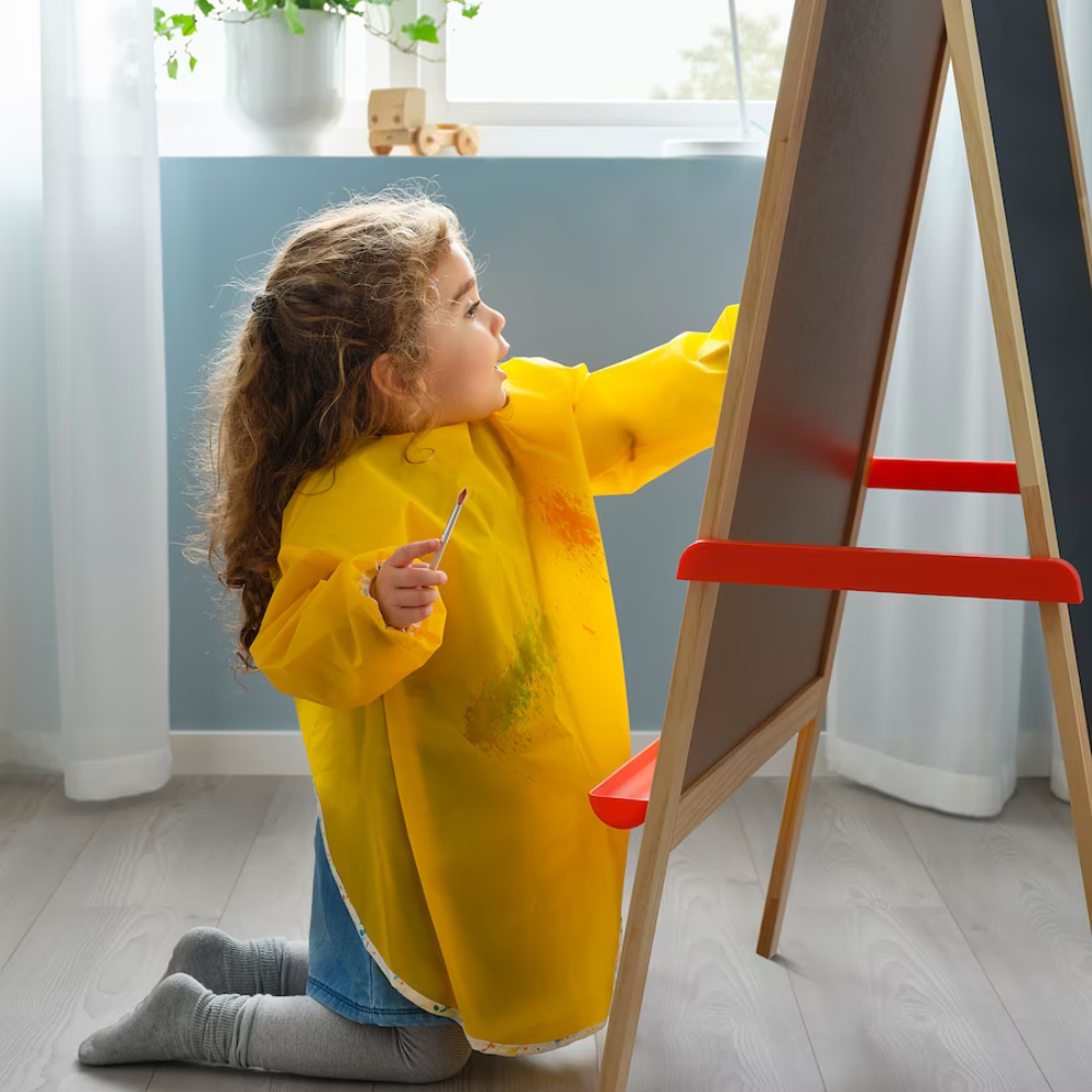 Caballete Mediano Con Kit Infantil Para Pintar (niña O Niño)