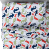 Colored Dinos 100% Cotton Twin sheets